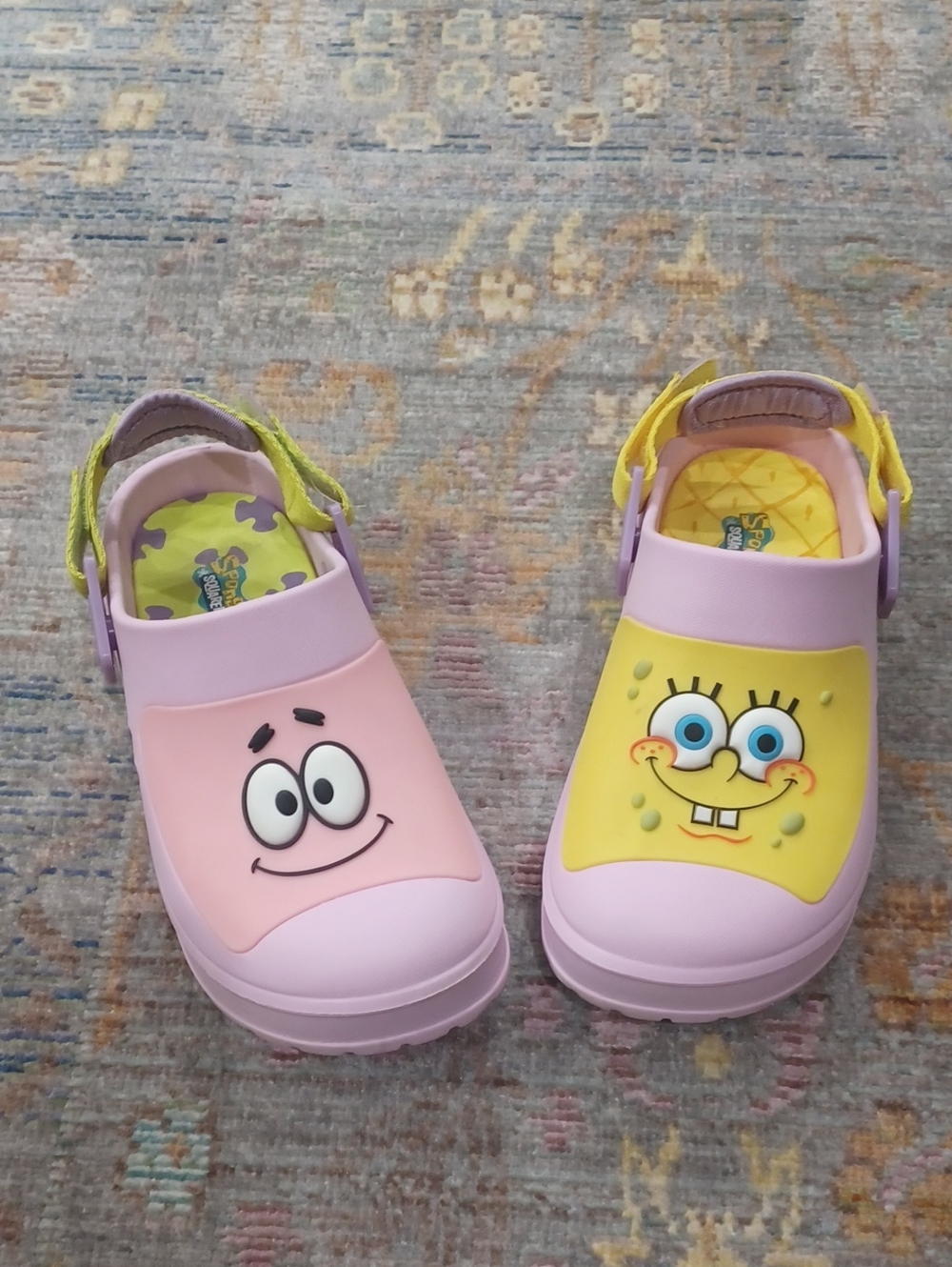 Ground Up Sponge Bob And Patrick Clog Sandals